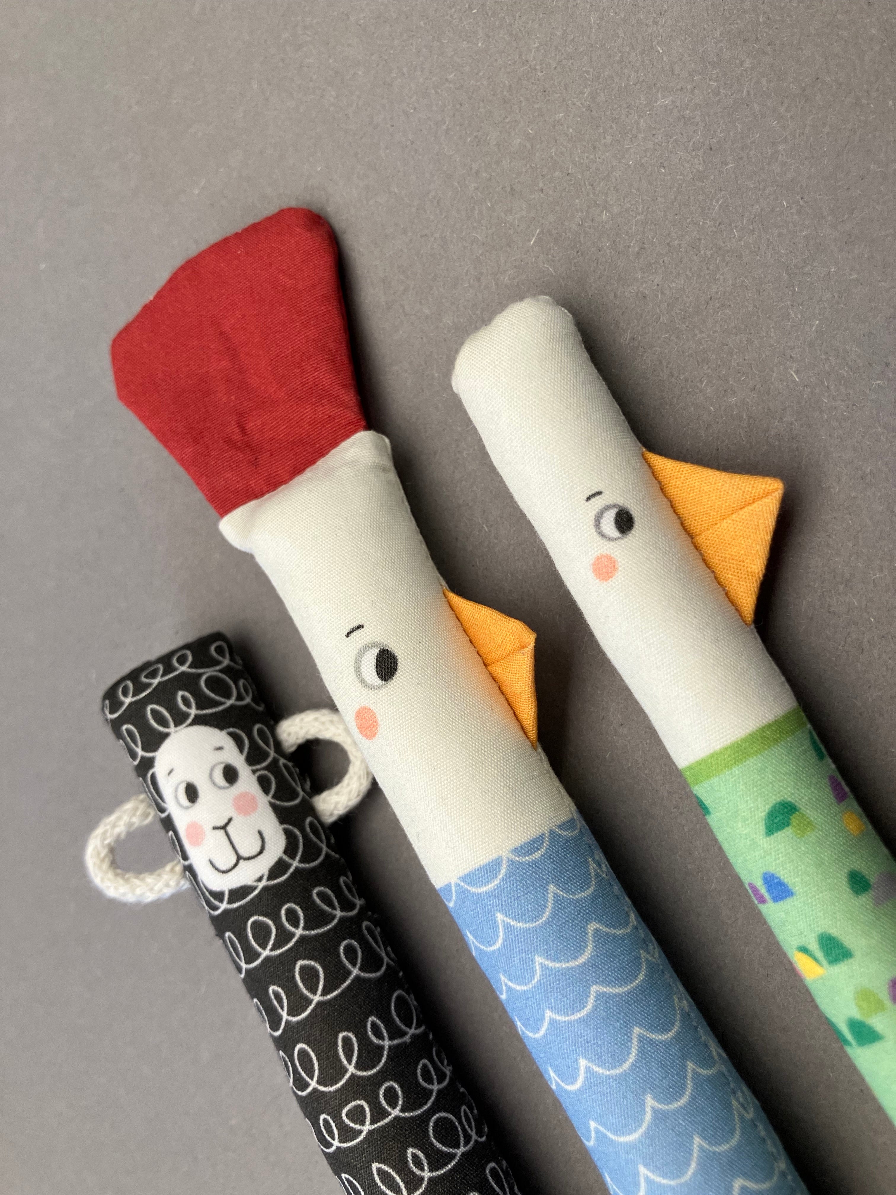 SCHAF & VOGEL & VÖGELCHEN – 🐑🐦🐥 Frühlingsfreunde 3er‑Set